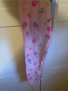 7-8yo girls long pants ice cream symbols
